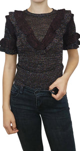 Sweater Volantes Lurex