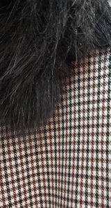 Capa Pied de Poule Multicolor