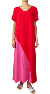 Vestido Pincoya Rojo Fucsia