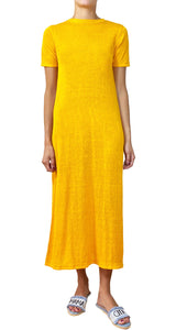 Vestido Amarillo Transparente