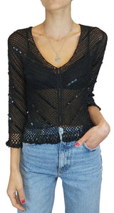 Sweater De Hilo Negro