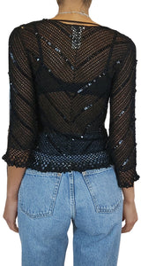 Sweater De Hilo Negro