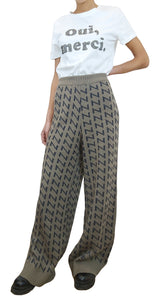 Pantalón Tejido Café