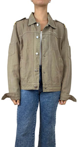 Chaqueta Denim Verde