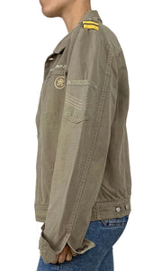 Chaqueta Denim Verde