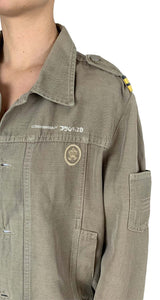 Chaqueta Denim Verde