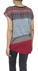 Polera étnica Multicolor