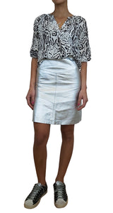 Blusa Seda Animal Print