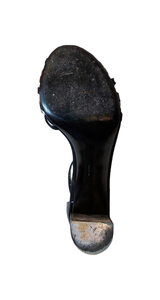 Tacones Cuero Franjas