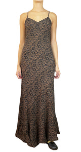 Vestido Café Animal Print