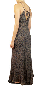 Vestido Café Animal Print