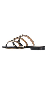 Sandalias Negras Tachas