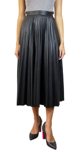 Falda Plizada Negra