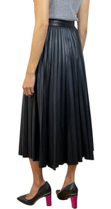 Falda Plizada Negra