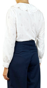 Blusa Macramé Flores