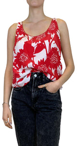 Blusa Roja Floral