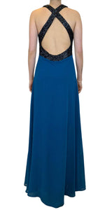 Vestido Fiesta Verde agua y Lentejuelas