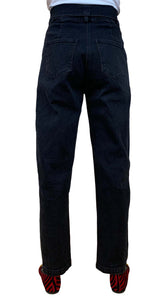 Mom Jeans Negros Cintura Alta