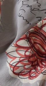 Vestido Estampado Floral Azul