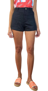 Short Lino Negro