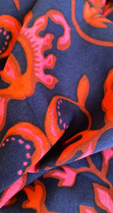 Pañuelo Azul Flores