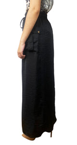 Falda Negra Bolsillos