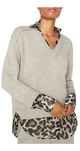 The Looker Printed Layered V-Neck