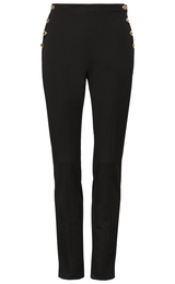 Pantalones botón Dorado