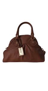 Shoulder Bag Classic Q Groovee Brown Leather