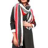 Bufanda Kolby Red Striped