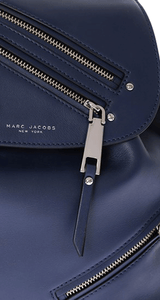 Mochila Cuero Navy Marc Jacobs