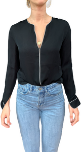 Blusa Seda Negra