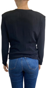 Blusa Hombreras Negro