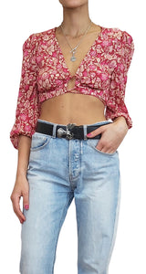 Top Cropped Estampado