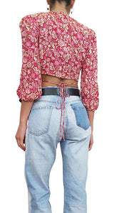 Top Cropped Estampado
