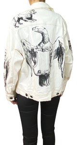 Chaqueta Jeans Blanco