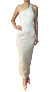 Vestido Asimétrico Crema