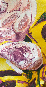 Polerón Rosado Flores Besos