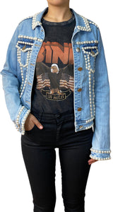 Chaqueta Denim Perlas