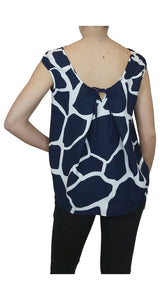 Blusa Navy Giraffe
