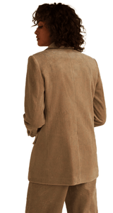 Corduroy Structured Blazer