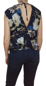 Blusa Navy con Estampado