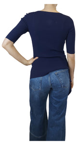 Polera de Punto Navy