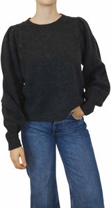 Sweater Gris Mangas Aglobadas