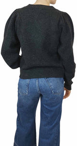 Sweater Gris Mangas Aglobadas