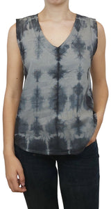 Blusa Lino Tie Dye Gris