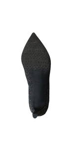 Botines Glitter Textil Plateado