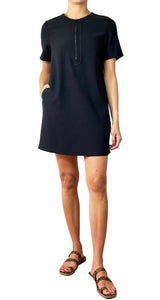 Vestido Negro Cierre