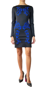 Vestido Negro Bordados