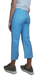 Pantalón Cuero Celeste
